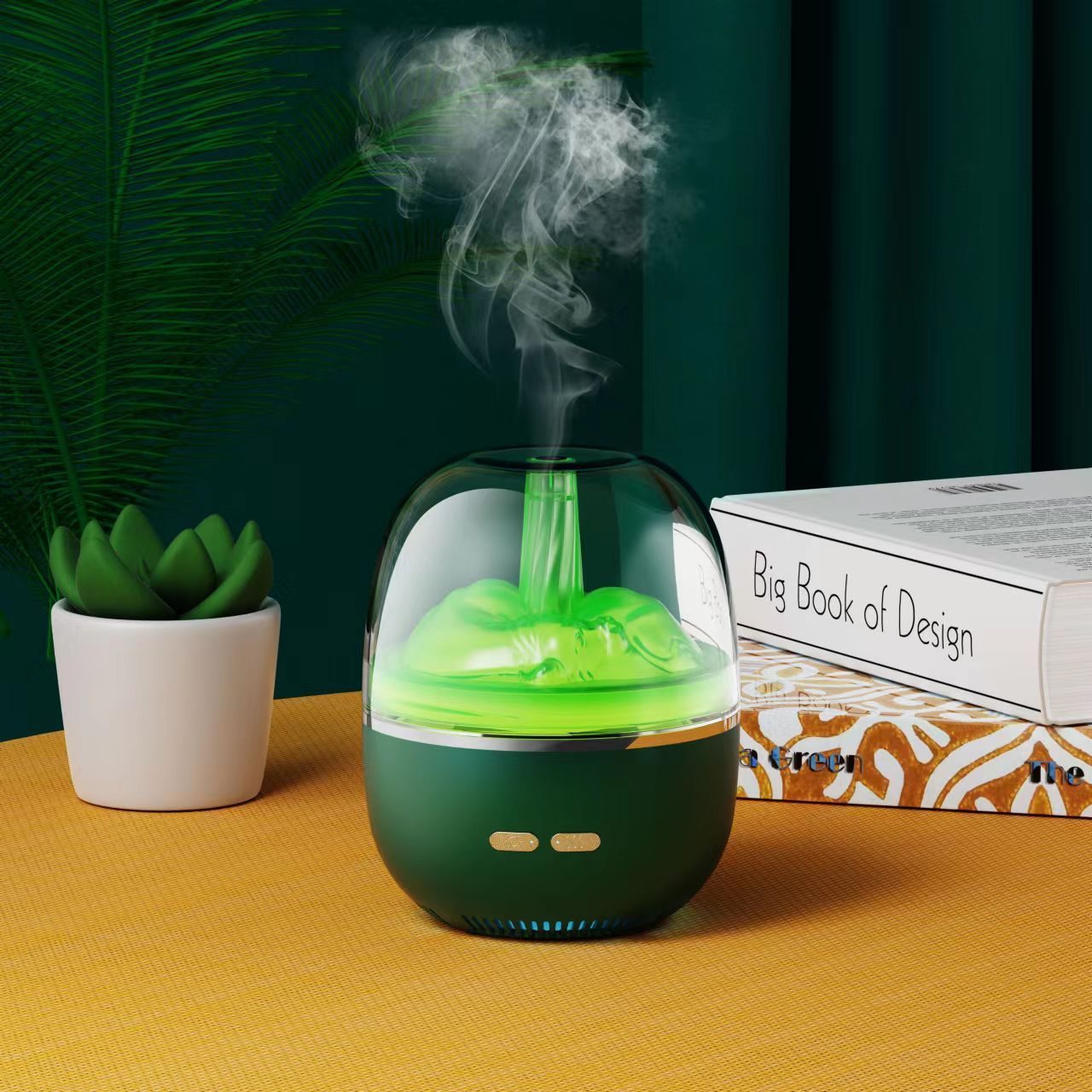 Air Humidifier Essential Oil Ultrasonic Aromatherapy Atomizer Colorful Light Heavy Fog Volume Office Home Accessories